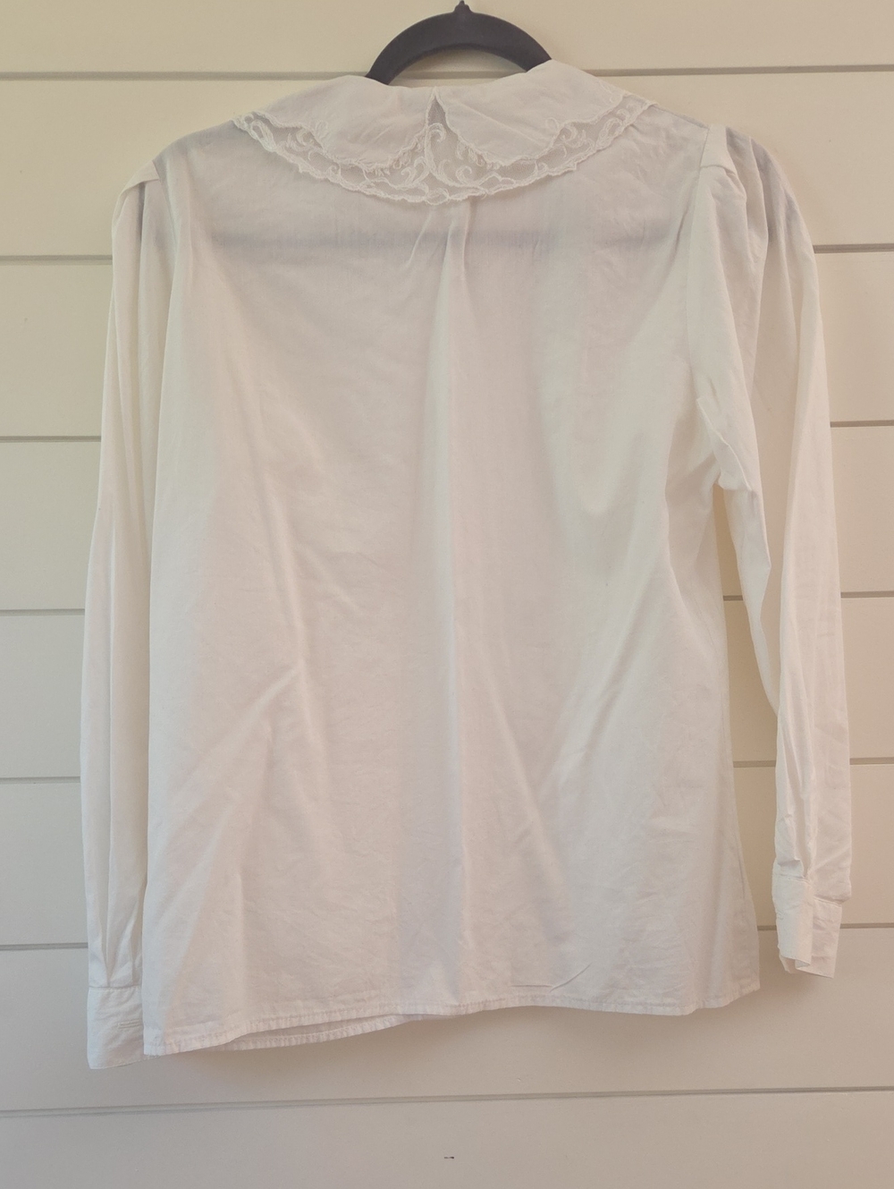 Peter Pan Lace Collared Vintage Shirt Size 4 - Picture 5 of 6